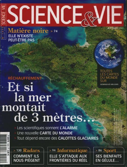 Livrenpoche : Science & vie n°1090 : Et si la mer montait de 3 mètres... - Collectif - Livre