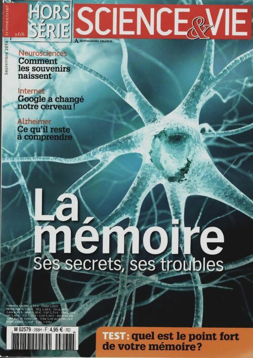 Livrenpoche : Science & vie Hors-série n°268 : La mémoire - Collectif - Livre