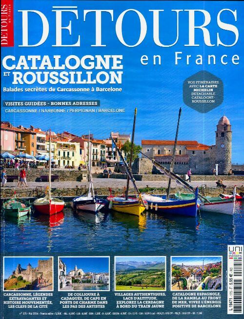 Livrenpoche : Détours en France n°175 : Catalogne et Roussillon - Collectif - Livre