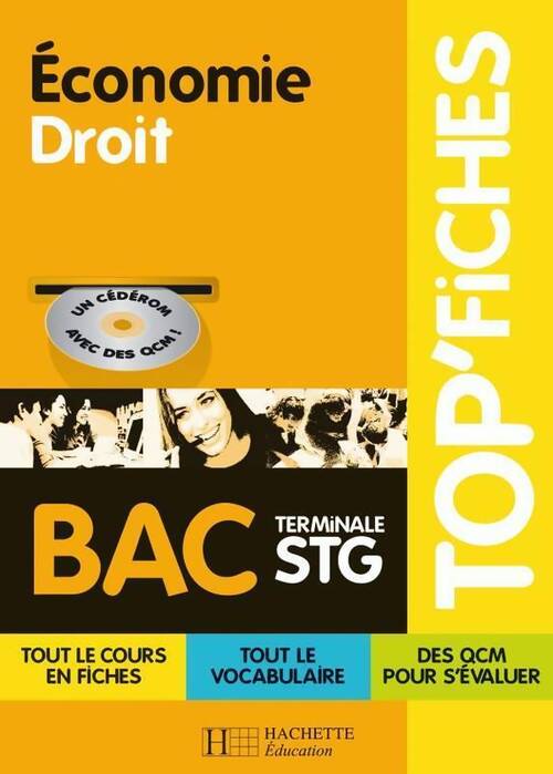 Livrenpoche : Economie droit bac Terminale STG - Alain Lacroux - Livre