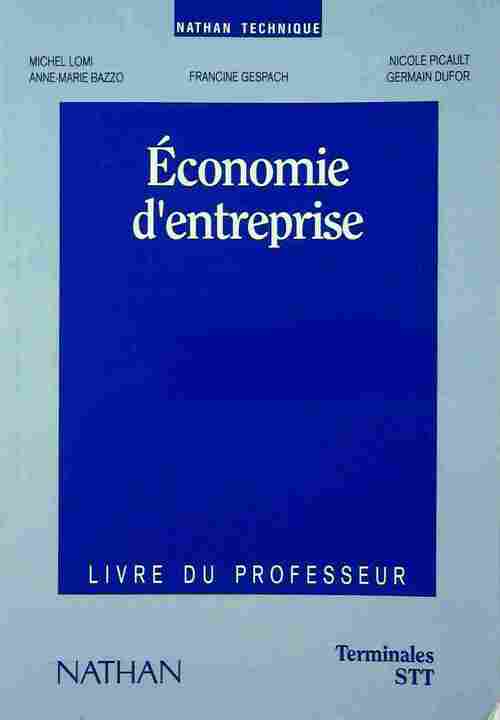Livrenpoche : Economie d'entreprise Terminale STT. Livre du professeur - Collectif - Livre