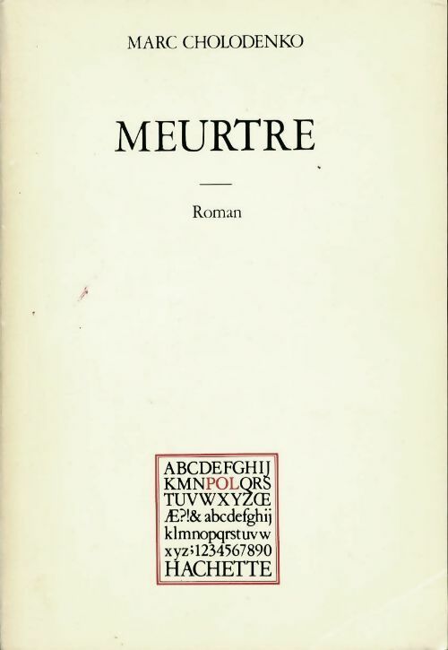 Livrenpoche : Meurtre - Marc Cholodenko - Livre
