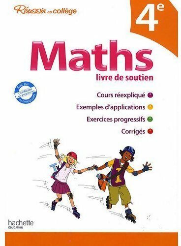 Livrenpoche : Maths 4e. Livre de soutien - Roger Curel - Livre