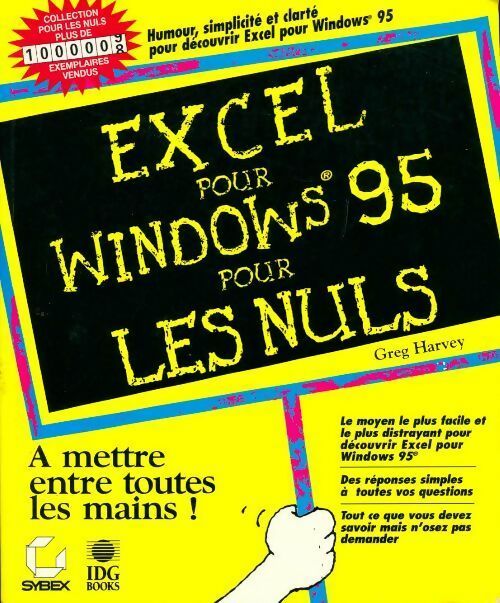 Livrenpoche : Excel pour Windows 95 pour les nuls - Greg Harvey - Livre
