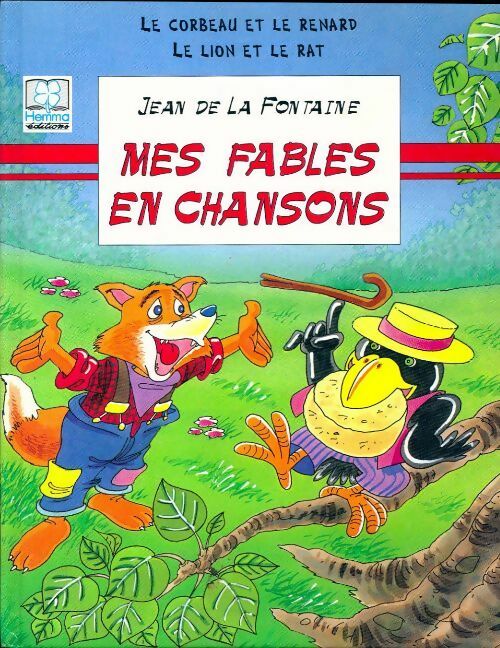 Livrenpoche : Le corbeau et le renard / Le lion et le rat - Jean De La Fontaine - Livre