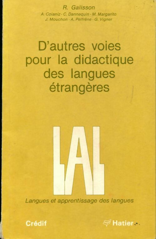 Livrenpoche : D'autres voies pour la didactique des langues étrangères - R. Galisson - Livre