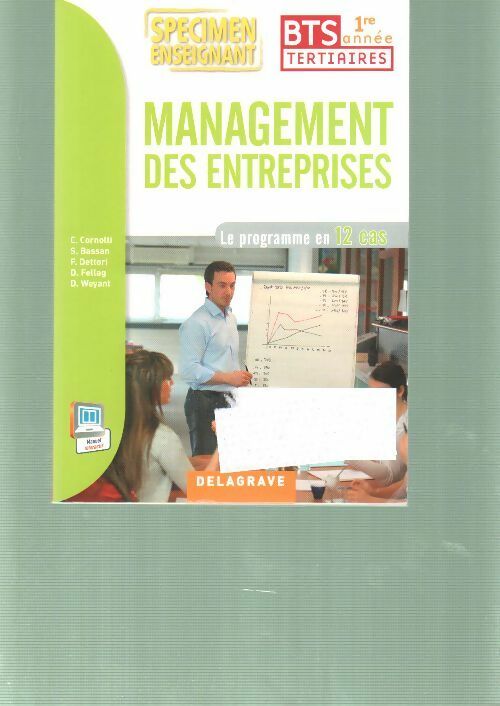 Livrenpoche : Management des entreprises BTS Tertiaires 1ère année : spécimen enseignants - C. Cornolti - Livre