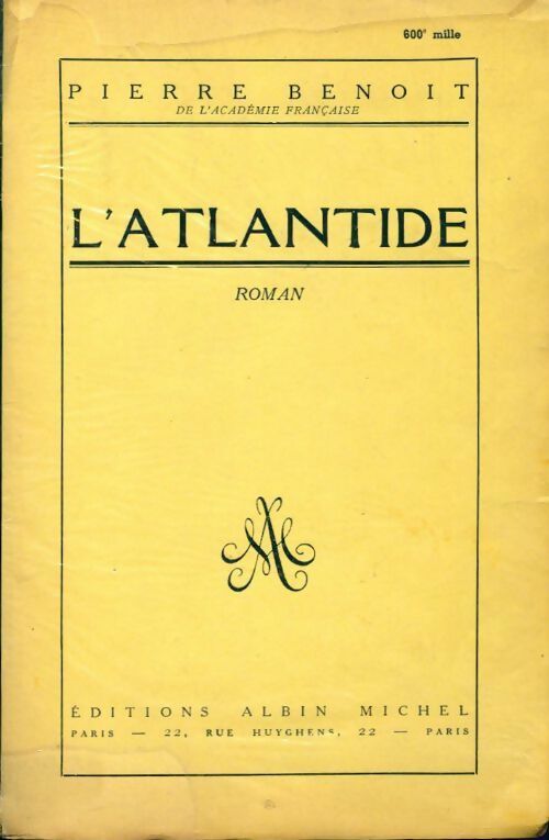 Livrenpoche : L'Atlantide - Pierre Benoit - Livre