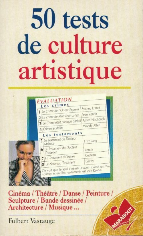 Livrenpoche : 50 tests de culture artistique - Fulbert Vastauge - Livre