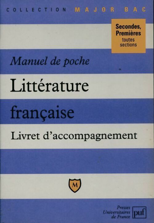 Livrenpoche : Littérature française. Livret d'accompagnement. Manuel de poche - Collectif - Livre