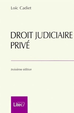 Livrenpoche : Droit judiciaire privé - Loïc Cadiet - Livre