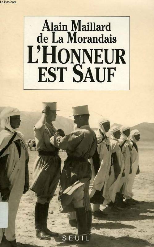 Livrenpoche : L'honneur est sauf. Prêtre officier en Algérie - Père Alain De la Morandais - Livre