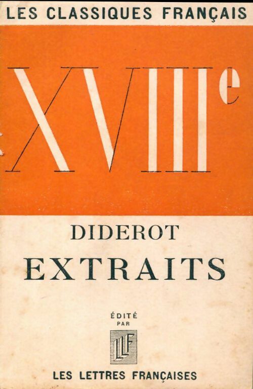 Livrenpoche : Extraits - Denis Diderot - Livre