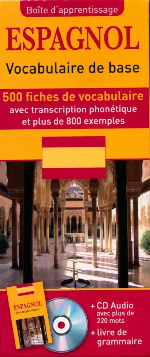 Livrenpoche : Espagnol. Vocabulaire de base. Boîte d'apprentissage - Collectif - Livre