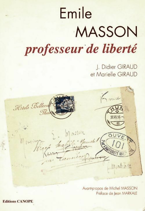 Livrenpoche : Emile Masson, professeur de liberté - Marielle Giraud - Livre