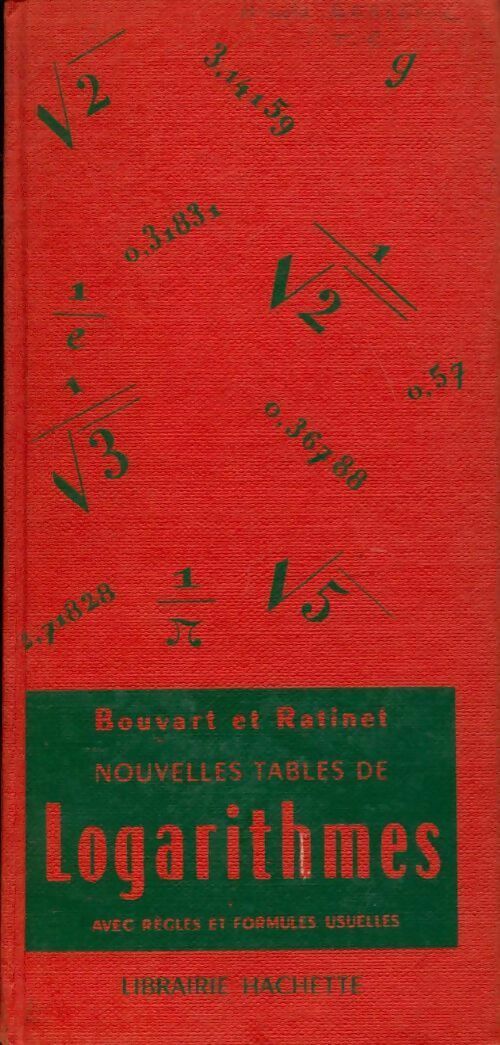 Livrenpoche : Nouvelles tables de logarithmes - Christine Bouvart - Livre