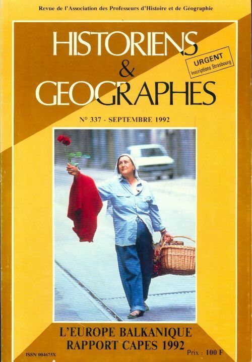 Livrenpoche : Historiens & géographes n°337 : L'Europe balkanique - Collectif - Livre