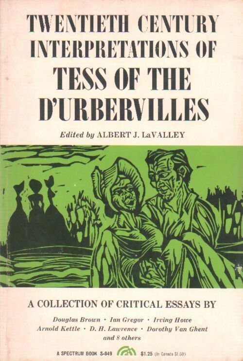Livrenpoche : Twentieth century interpretations of Tess of the ubervilles - Albert J. Lavalley - Livre