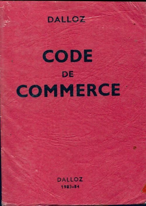 Code de commerce 1983-84 - Collectif - Livre