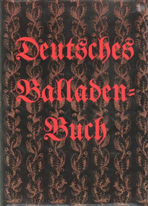 Livrenpoche : Deutches balladenbuch - Collectif - Livre