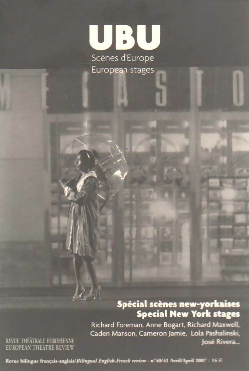 Livrenpoche : Ubu n°40/41. Scènes d'Europe - Collectif - Livre