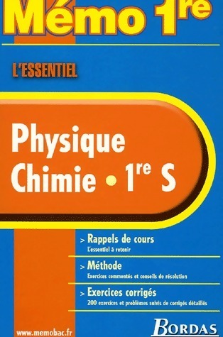 Livrenpoche : Physique-chimie 1ère S - Jean-Claude Paul - Livre