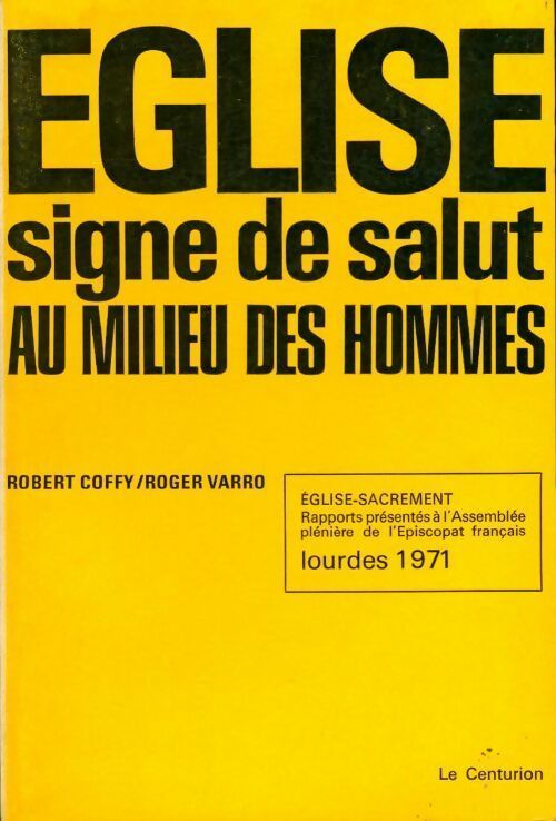 Livrenpoche : Eglise signe de salut, au milieu des hommes - Roger Varro - Livre