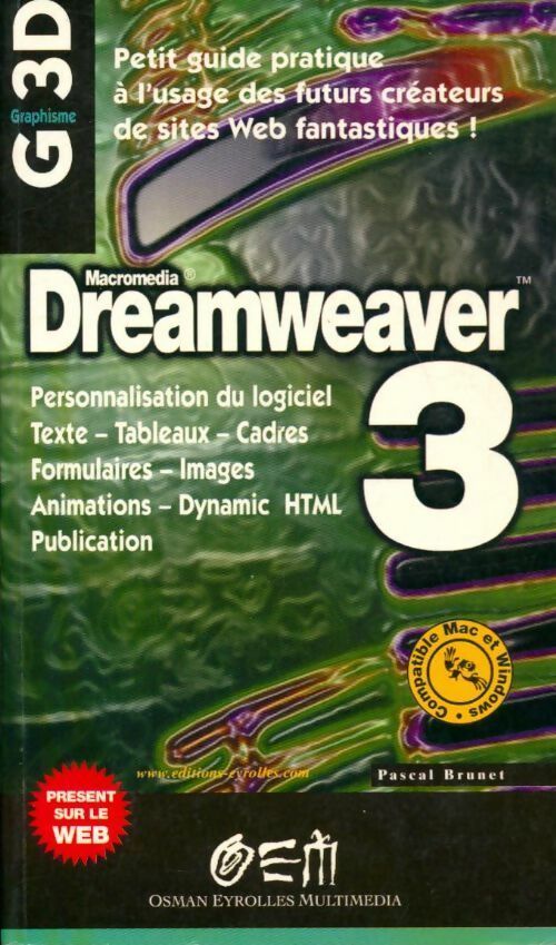 Livrenpoche : Dreamweaver 3 - Pascal Brunet - Livre