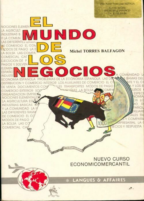 Livrenpoche : El mundo de los negocios - Michel Torres Balfagon - Livre