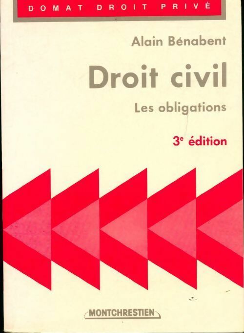 Livrenpoche : Droit civil : Les obligations - Alain Bénabent - Livre