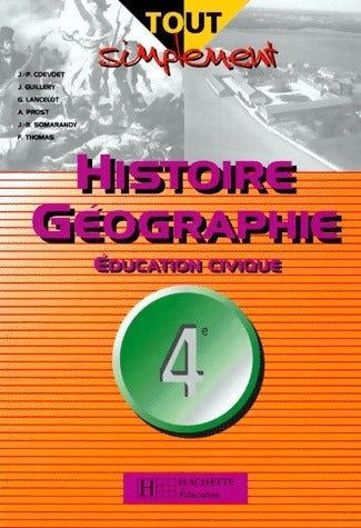 Livrenpoche : Histoire-géographie, éducation civique 4e - Collectif - Livre