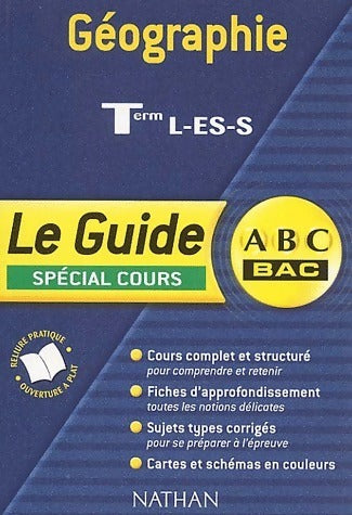 Livrenpoche : Géographie Terminale L, ES, S - Collectif - Livre