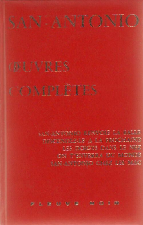 Livrenpoche : Oeuvres complètes Tome VII - San-Antonio - Livre
