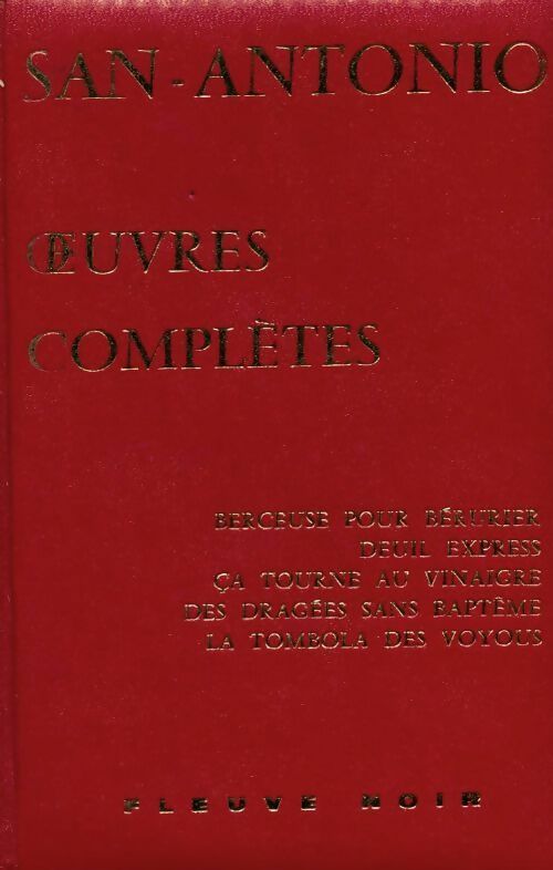 Livrenpoche : Oeuvres completes Tome IV - San-Antonio - Livre
