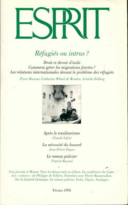 Livrenpoche : Esprit : Réfugiés ou intrus ? - Collectif - Livre