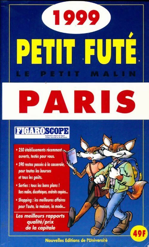 Paris 1999 - Collectif -  Le Petit Futé - Livre