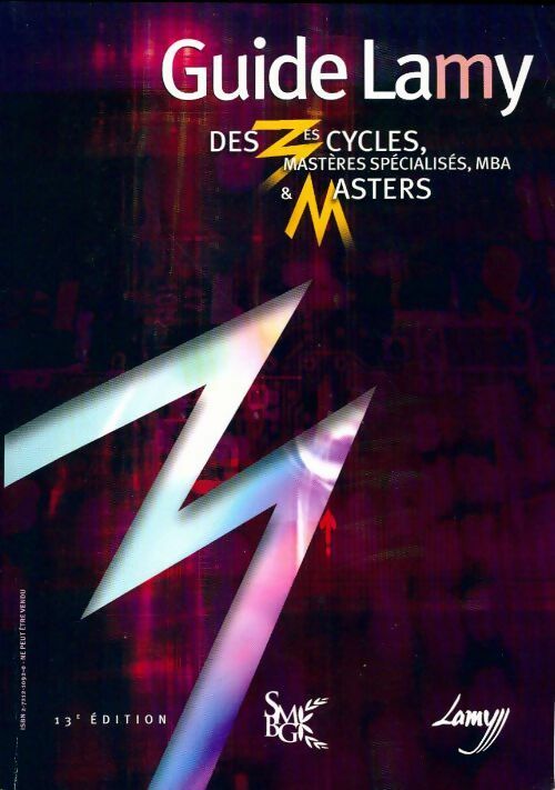 Guide Lamy des 3es Cycles et des mastères spécialisés 2005 - Collectif -  Lamy GF - Livre