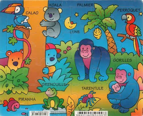 Livrenpoche : Puzzle jungle 24 pièces - Inconnu - Livre