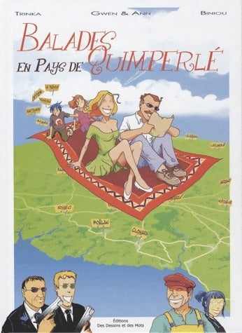 Livrenpoche : Balades en pays de Quimperlé - Ann, Gwen, Trinka, Biniou - Livre