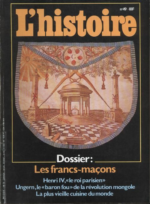 Livrenpoche : L'histoire n°49 : Les francs-maçons - Collectif - Livre