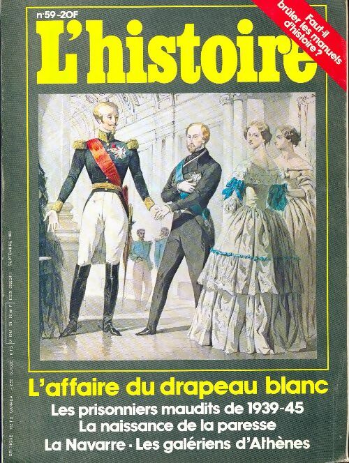 Livrenpoche : L'histoire n°59 : L'affaire du drapeau blanc - Collectif - Livre