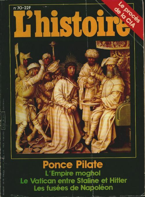 Livrenpoche : L'histoire n°70 : Ponce Pilate - Collectif - Livre
