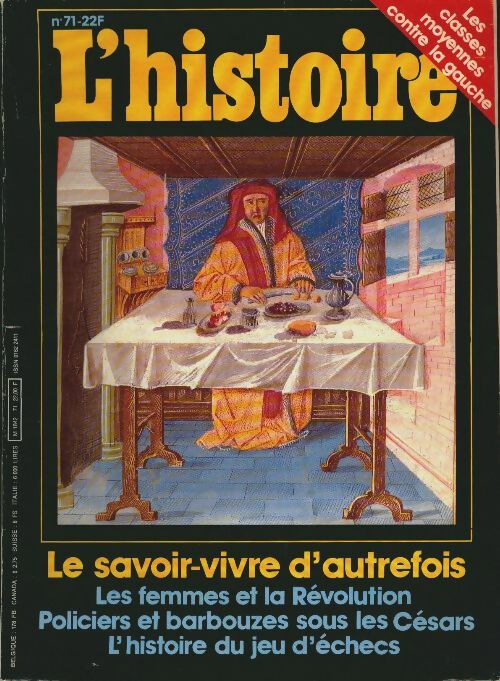 Livrenpoche : L'histoire n°71 : Le savoir-vivre d'autrefois - Collectif - Livre