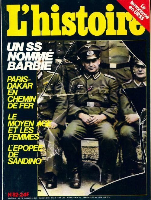 Livrenpoche : L'histoire n°82 : Un SS nommé Barbie - Collectif - Livre