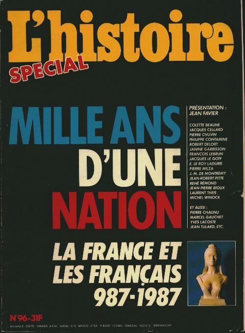 Livrenpoche : L'histoire n°96 : Mille ans d'une nation - Collectif - Livre