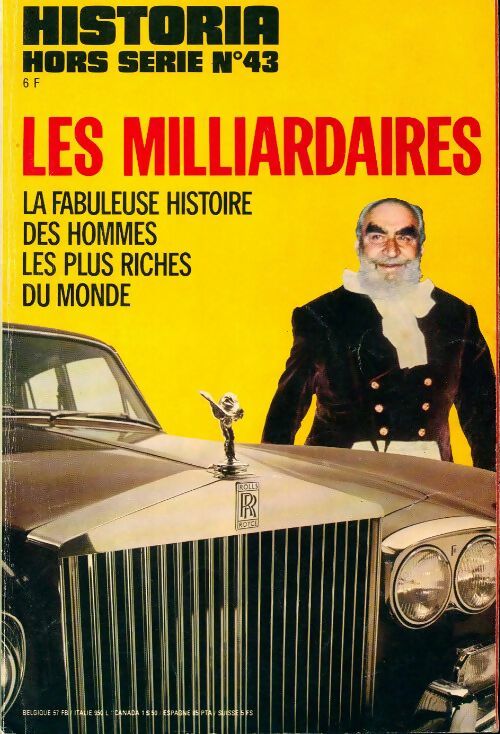 Livrenpoche : Historia Hors-série n°43 : Les milliardaires - Collectif - Livre