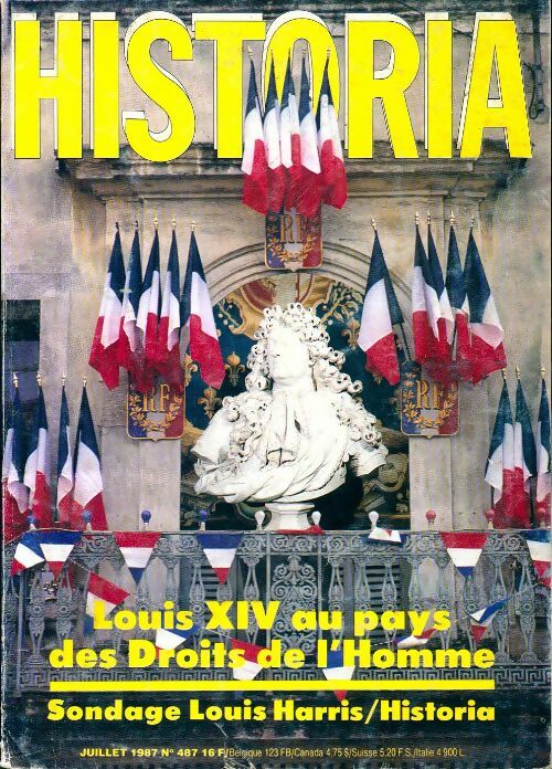 Livrenpoche : Historia n°487 : Louis XIV au pays des Droits de L'Homme - Collectif - Livre
