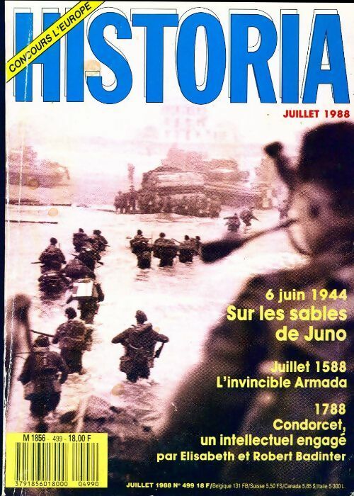 Livrenpoche : Historia n°499 : 6 juin 1944, sur les sables de Juno - Collectif - Livre