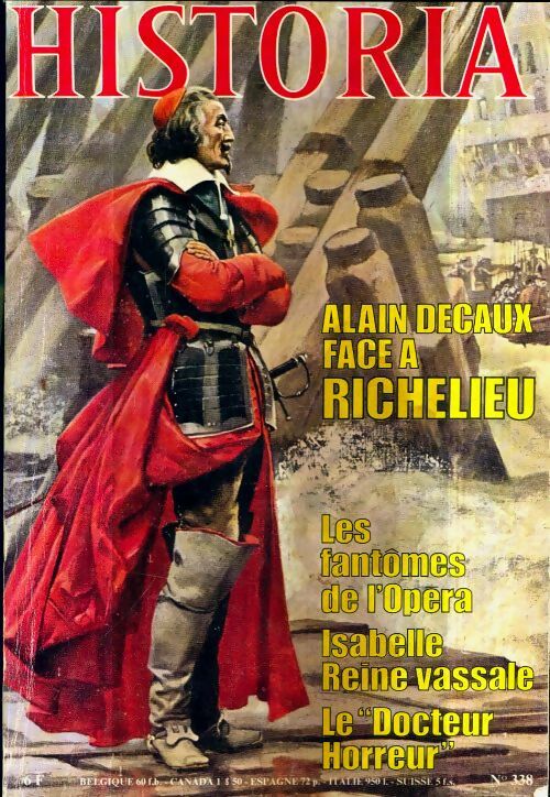 Livrenpoche : Historia n°338 : Alain Decaux face à Richelieu - Collectif - Livre