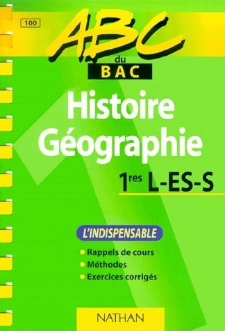 Livrenpoche : Histoire-géographie 1ères L, ES, S - Gilbert Gély, Pierrette Chapelle - Livre